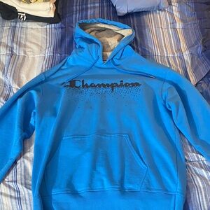 Champion Men's Sky Blue Hoodie